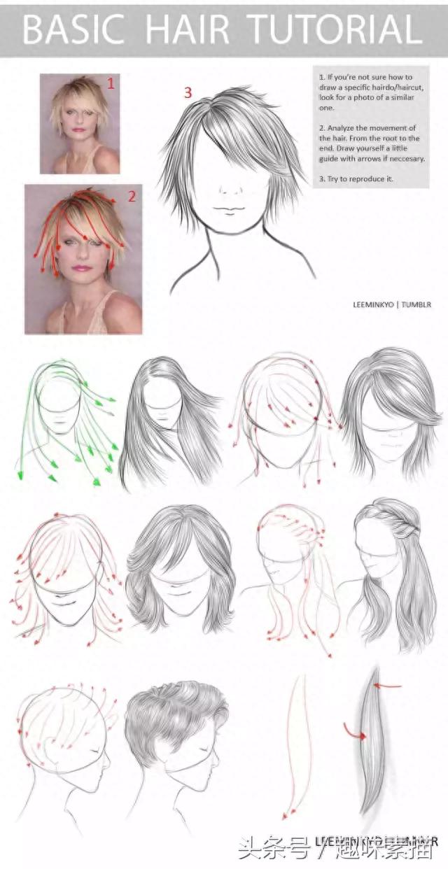 素描教学丨国外教案教你：画人物，一定要学会画头发-12.jpg