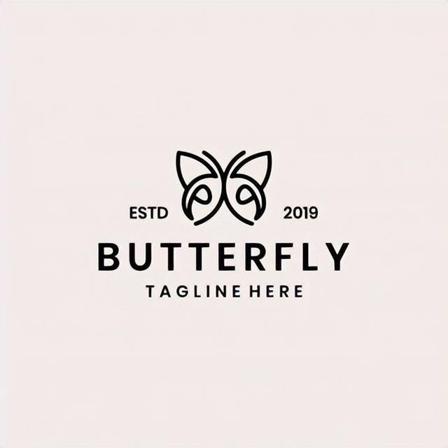 logos：蝶舞天涯！一组优雅绚丽的蝴蝶元素标志设计分享-4.jpg