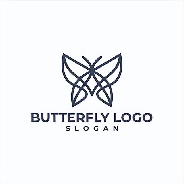 logos：蝶舞天涯！一组优雅绚丽的蝴蝶元素标志设计分享-5.jpg