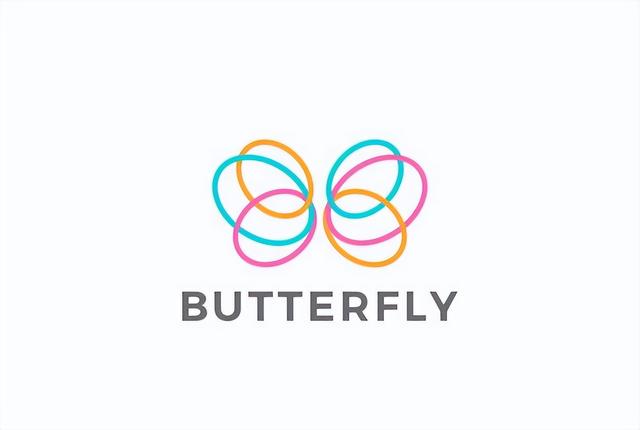 logos：蝶舞天涯！一组优雅绚丽的蝴蝶元素标志设计分享-10.jpg