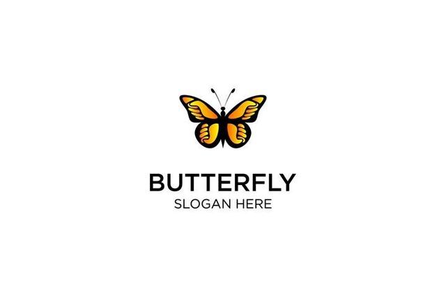 logos：蝶舞天涯！一组优雅绚丽的蝴蝶元素标志设计分享-28.jpg