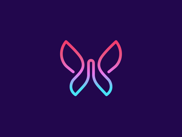 logos：蝶舞天涯！一组优雅绚丽的蝴蝶元素标志设计分享-45.jpg