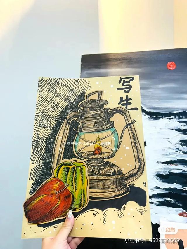 精选佳作44张儿童创意绘画作品，每一张的技巧都值得学习临摹！-19.jpg